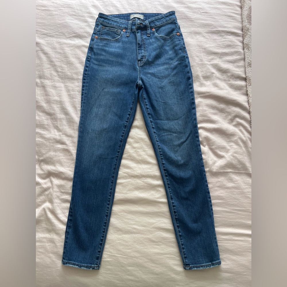 Madewell TALL curvy high rise skinny crop
